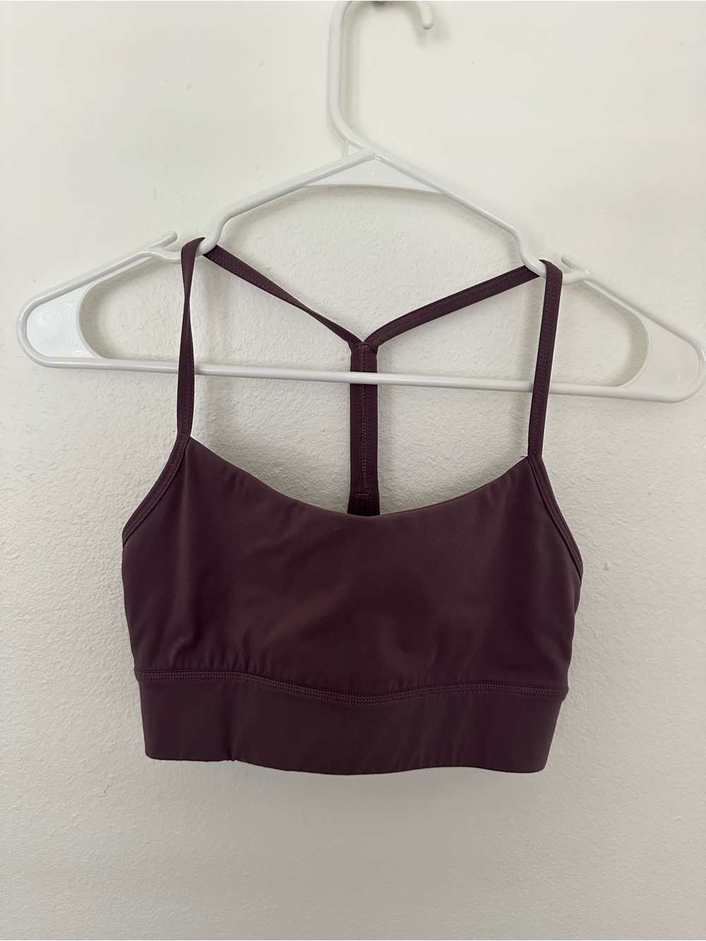 lululemon athletica Plum Purple Thin-Strap T-Back Sports Bralette